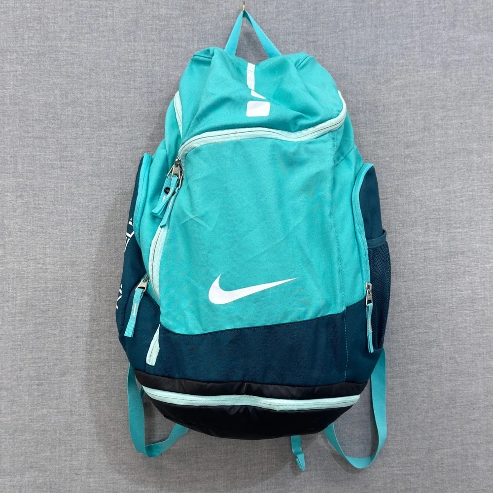 Nike Hoops Elite Max Air Tri-Zip Basketball Backpack Teal Green